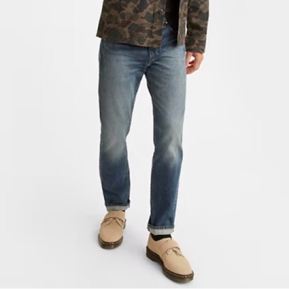 Levi’s 502 Taper Fit Selvedge Jeans - Picture 1 of 8